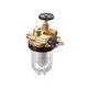 Heizölfilter von Oventrop mit transparentem Gehäuse, Absperrung und Anschlussmöglichkeiten für Einstrangsysteme. Filtrationseinheit mit integriertem Filter.